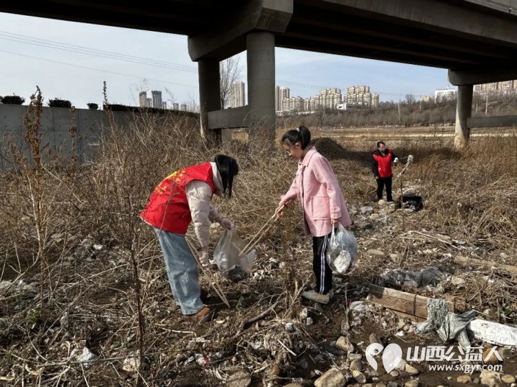 保护母亲河 阳泉义工联合会组织义工在白羊墅湿地公园开展第41期“保护母亲河”巡河净滩活动 - 第11张