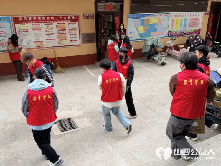 晋中新青年高校志愿者联合服务中心晋中学院至善公益马院支队前往榆次区北窑社区开展学雷锋进社区志愿服务活动 - 第3张