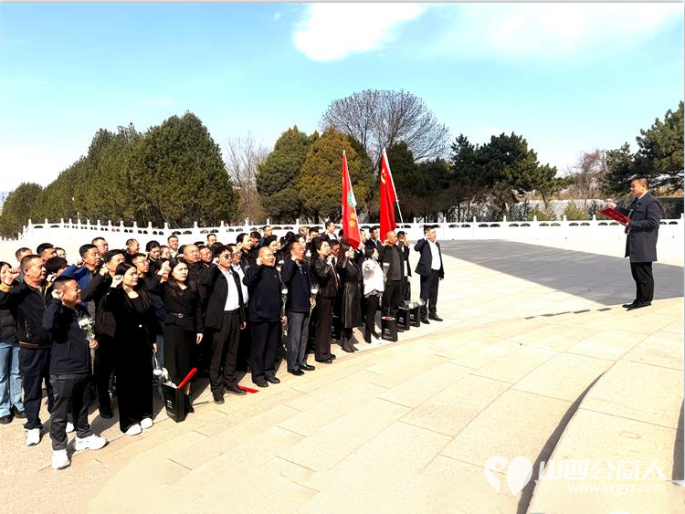 清明祭英烈·奋进践初心 太原市苍南商会、太原市生活方式医学学会等联袂赴太原解放纪念馆向为解放太原英勇献身的革命烈士敬献花篮鲜花寄托深切哀思 - 第10张