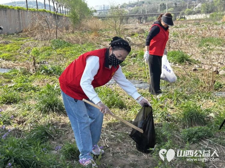 保护母亲河阳泉义工在行动 2026年4月12日阳泉市义工联合会21名义工和民间巡河员为爱集结保护母亲河巡河净滩活动在白羊墅湿地公园开展 - 第8张