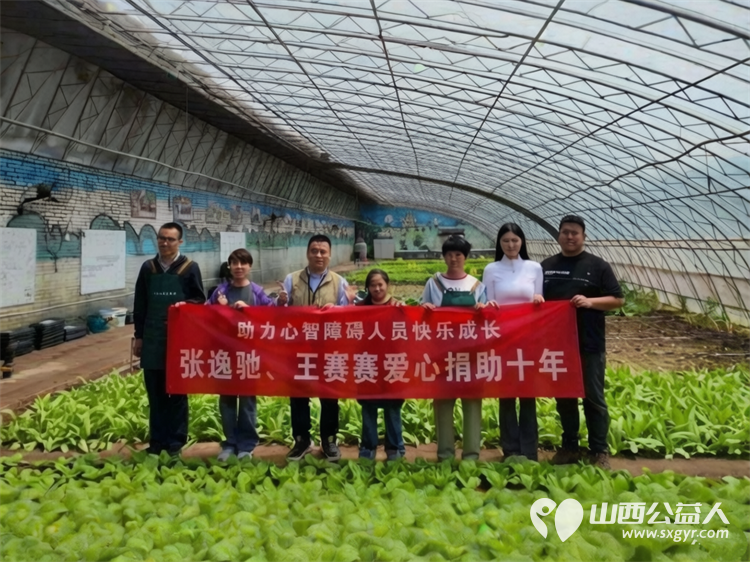 十年之约守护星光----张逸驰王赛赛夫妇爱心签约支持起望农场为太原市安健儿公益服务中心的心青年撑起就业蓝天正式启动手心翻转·起望农场大棚支持合作项目 - 第1张