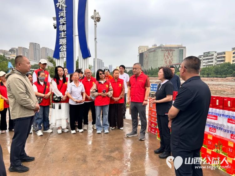 致敬建设者｜阳泉义工联合会开展第44期保护母亲河活动在河长制主题公园开展阳泉市义工联合会参加了桃河生态修复项目工程慰问活动 - 第6张