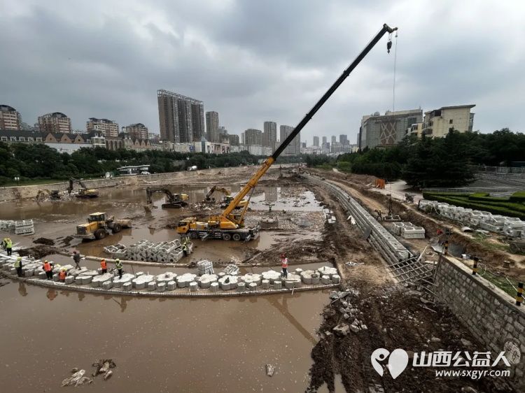 致敬建设者｜阳泉义工联合会开展第44期保护母亲河活动在河长制主题公园开展阳泉市义工联合会参加了桃河生态修复项目工程慰问活动 - 第9张
