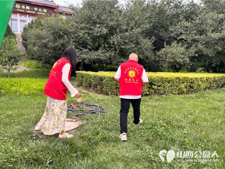 致敬建设者｜阳泉义工联合会开展第44期保护母亲河活动在河长制主题公园开展阳泉市义工联合会参加了桃河生态修复项目工程慰问活动 - 第16张
