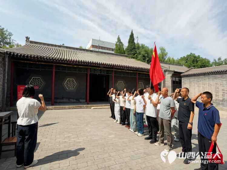 寻访铭贤红色足迹联建聚力践行初心使命丨太谷区心连心志愿者协会党支部、太谷区商贸商会党支部携手走进山西农大铭贤学校旧址第一支部主题党日活动献礼建党105周年 - 第4张