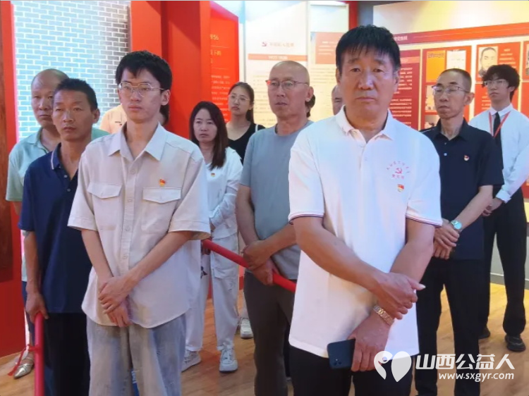 寻访铭贤红色足迹联建聚力践行初心使命丨太谷区心连心志愿者协会党支部、太谷区商贸商会党支部携手走进山西农大铭贤学校旧址第一支部主题党日活动献礼建党105周年 - 第7张