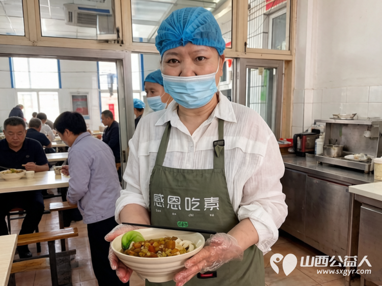 一碗热面暖人心文化健体添温情----长治市小雨点公益志愿者协会思源组7月6日在长治市雨花斋二部开展免费供餐暖心公益活动 - 第21张