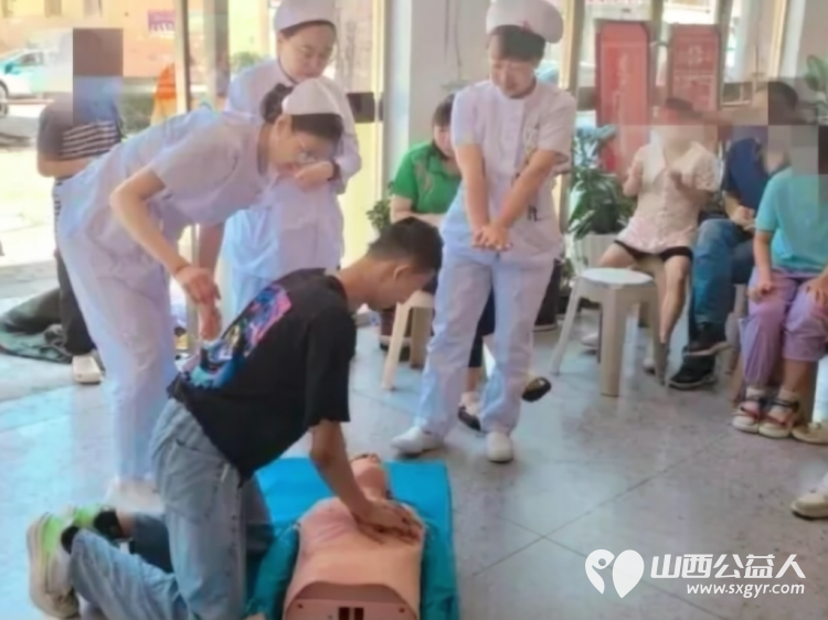 朔州市大医院志愿者护理服务团队走进特殊机构慧灵·尚德乐障碍者赋能中心用爱守护特殊群体为中心特殊学员送上实用急救课堂 - 第11张