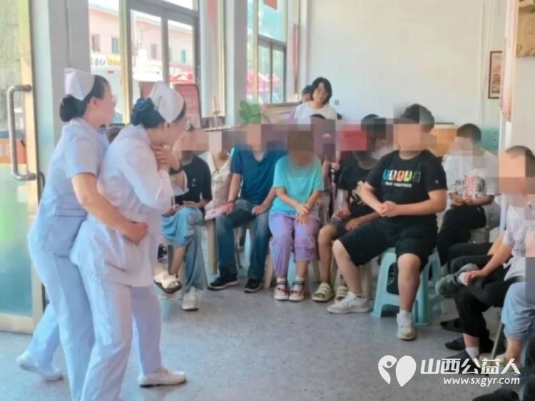 朔州市大医院志愿者护理服务团队走进特殊机构慧灵·尚德乐障碍者赋能中心用爱守护特殊群体为中心特殊学员送上实用急救课堂 - 第9张