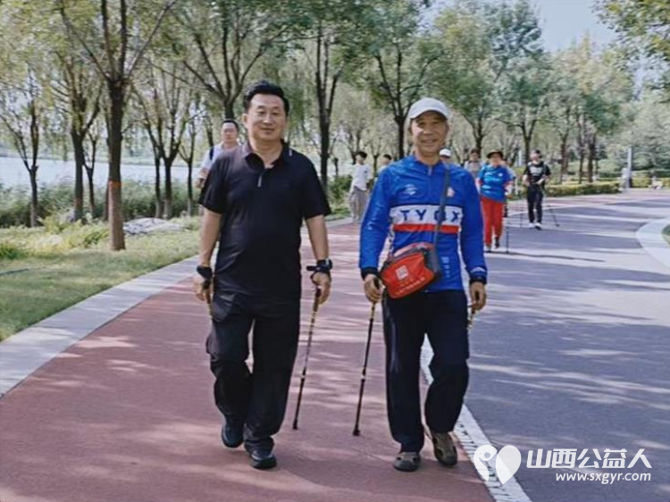 持杖健走扬帆晋阳----太原市持杖越野行走比赛已举办了五届太原市体育产业协会举办越野行走活动诚邀广大运动爱好者齐聚晋阳湖畔持杖健走 - 第8张