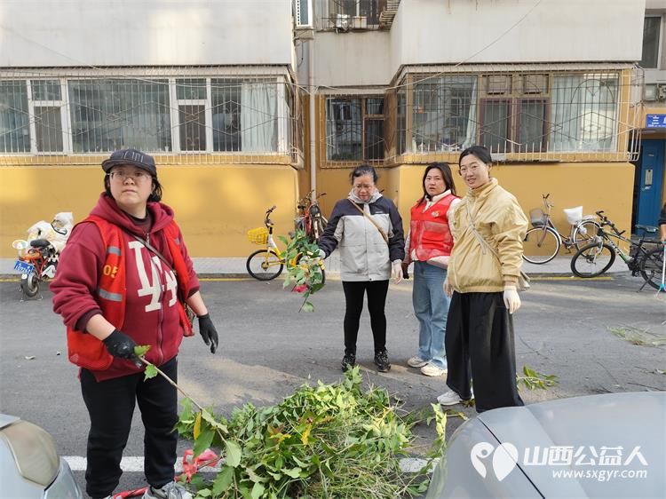 太原市菜园苑区志愿者携手迎泽区南内环二社区开展了楼前杂草集中清理志愿服务行动对楼前绿化带的杂草进行拉网式清理小区人居环境得到明显改善 - 第11张 - 山西公益人 太原市菜园苑区志愿者携手迎泽区南内环二社区开展了楼前杂草集中清理志愿服务行动对楼前绿化带的杂草进行拉网式清理小区人居环境得到明显改善 - 第11张