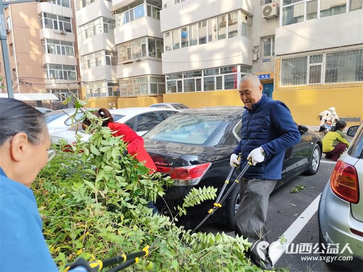 太原市菜园苑区志愿者携手迎泽区南内环二社区开展了楼前杂草集中清理志愿服务行动对楼前绿化带的杂草进行拉网式清理小区人居环境得到明显改善 - 第8张 - 山西公益人 太原市菜园苑区志愿者携手迎泽区南内环二社区开展了楼前杂草集中清理志愿服务行动对楼前绿化带的杂草进行拉网式清理小区人居环境得到明显改善 - 第8张