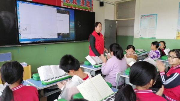 未推送的时光里我们依然在热爱里坚守--吕梁市离石区青年志愿者协会在信义小学用爱心和专业为孩子们带来一节节生动有趣的口风琴课