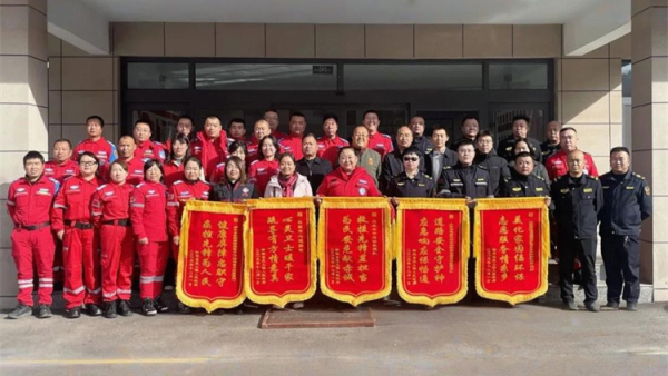 同心守庄上 同行护安全 同向保健康——吕梁市中志协救援队在柳林县庄上镇开展消防安全与应急防护暨流感防控公益提升行动