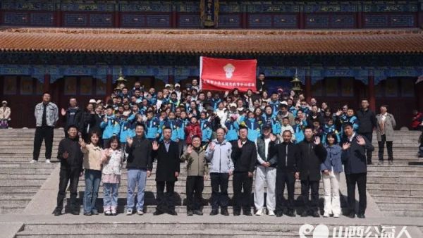 民建太原市综改区唐槐支部、小店区一支部联合小店区特教学校在清徐关帝城共同开展传统文化体验活动为特殊儿童搭建融入社会的桥梁
